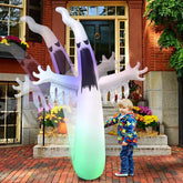 7.5FT Inflatable Halloween Ghost with RGB Color-Changing LED & Remote